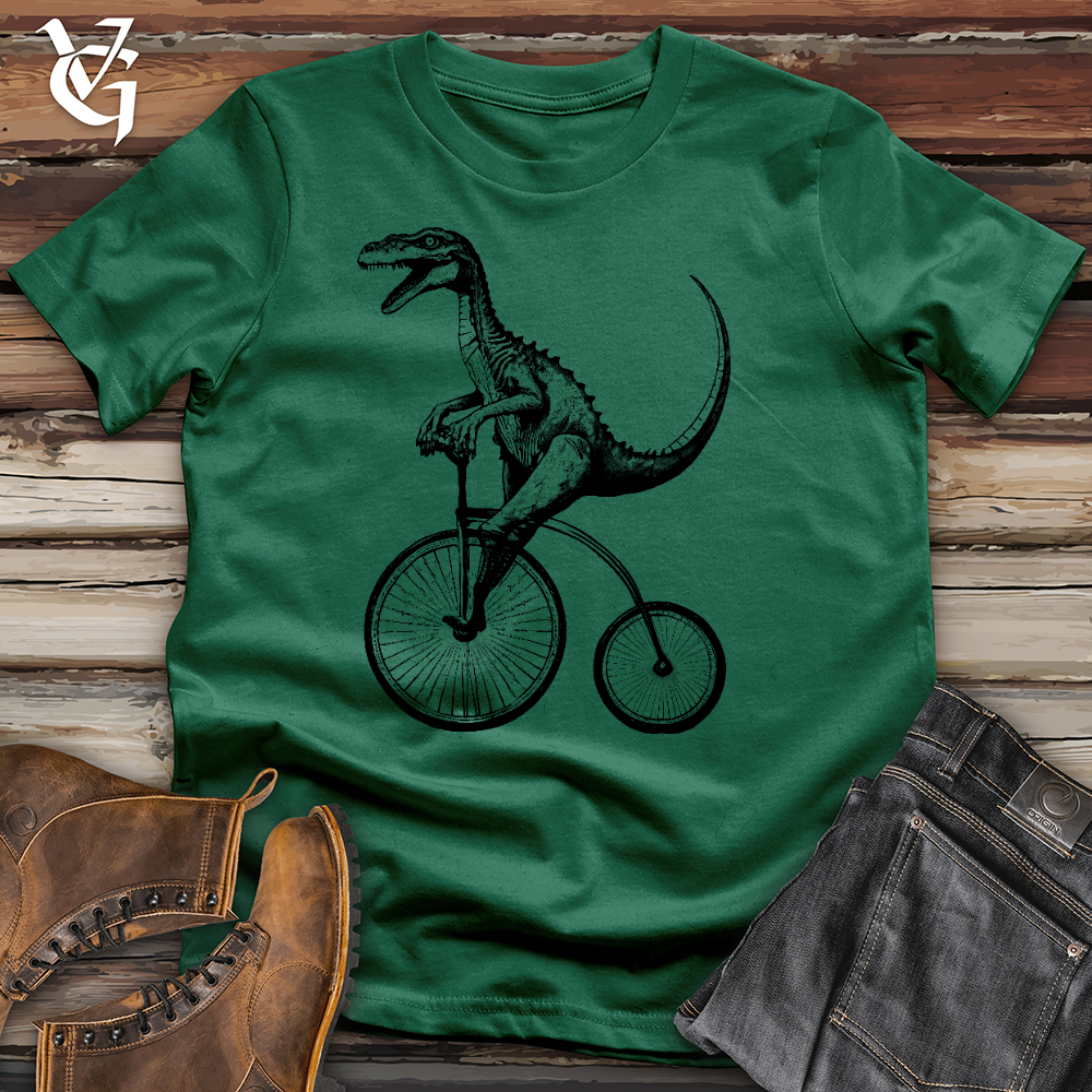 Dinosaur Cyclist Cotton Tee