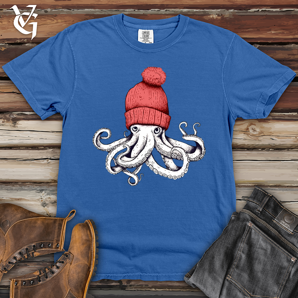 Octopus Chillin Heavy Cotton Comfort Colors Tee