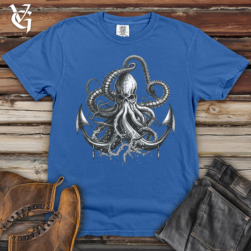 Anchored Octopus Heavy Cotton Comfort Colors Tee