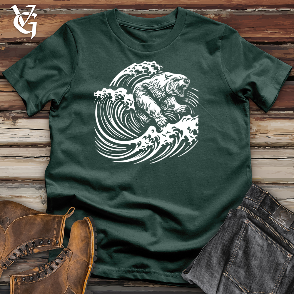 Rider Bear Wave Cotton Tee