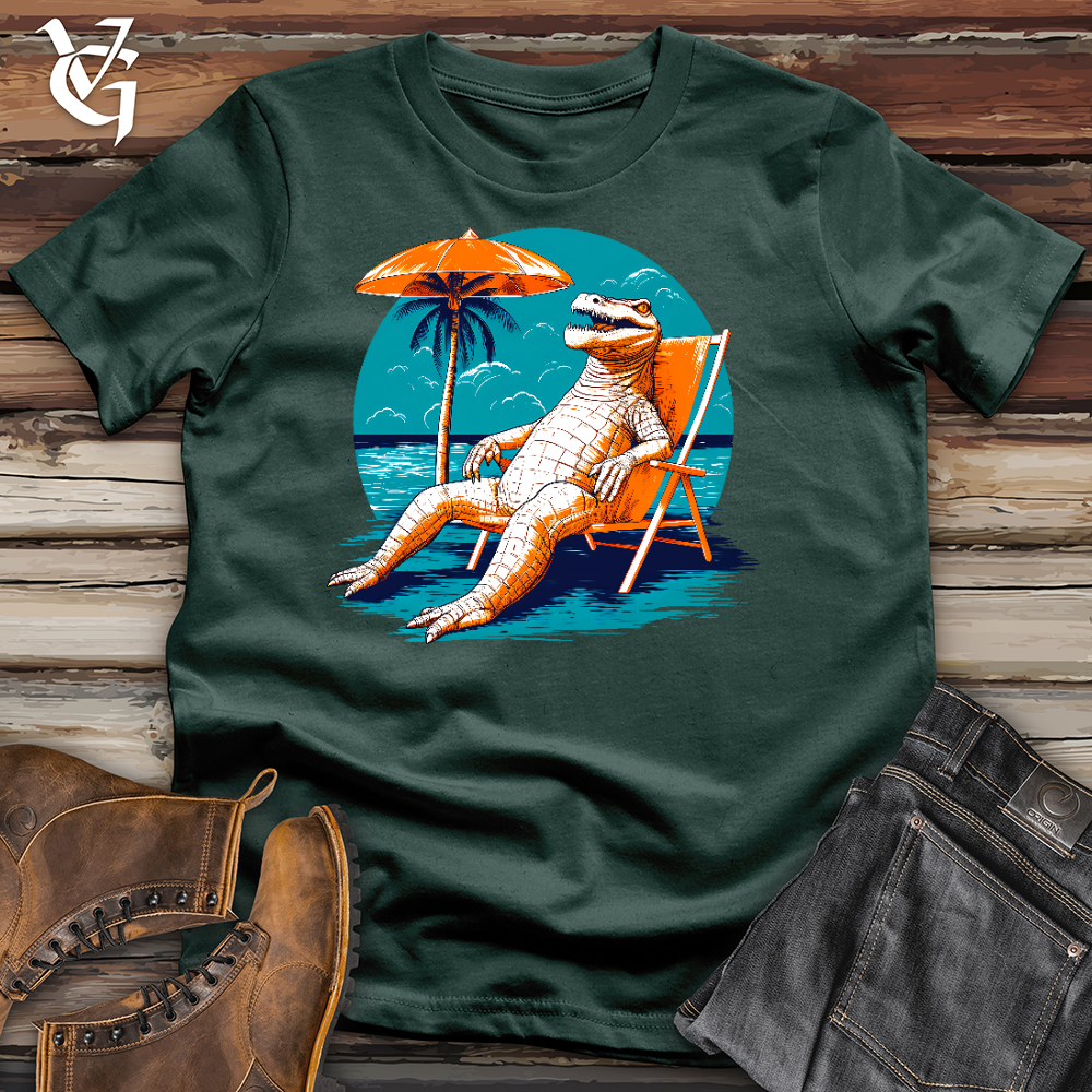 Chillin Crocodile Cotton Tee
