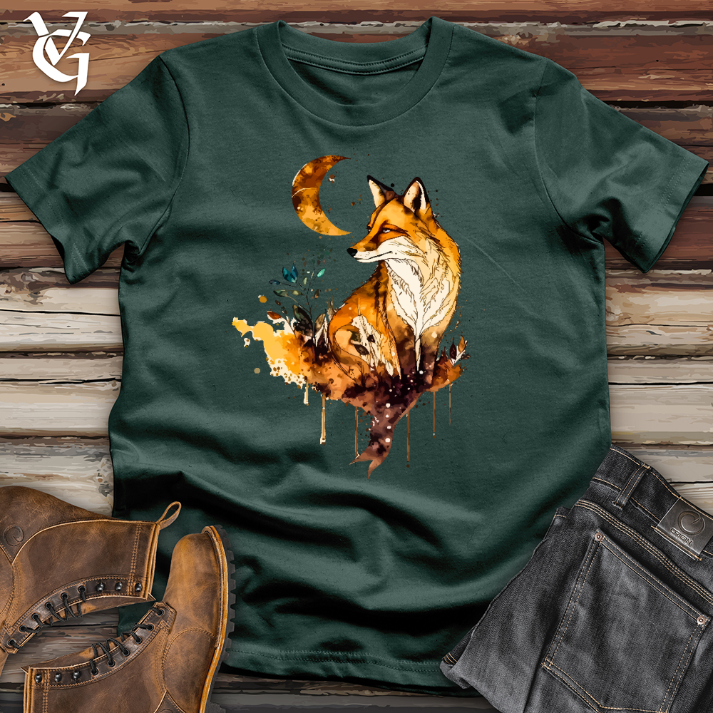 Fox Watercolor Cotton Tee