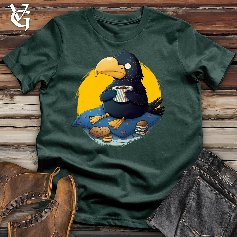 Cookie Eating Black Bird Cotton Tee