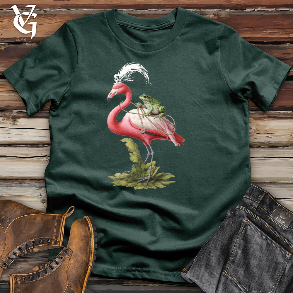 Frog & Flamingo Friends Cotton Tee