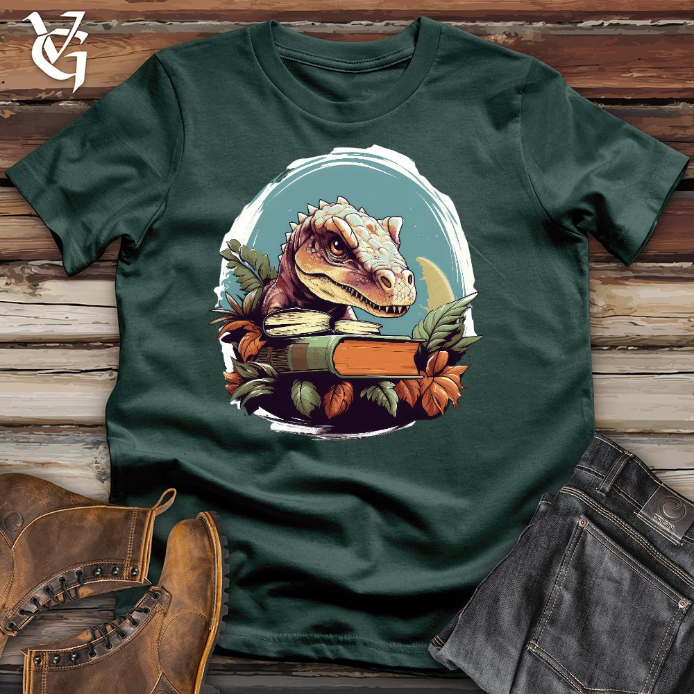 Dino Book Worm Cotton Tee