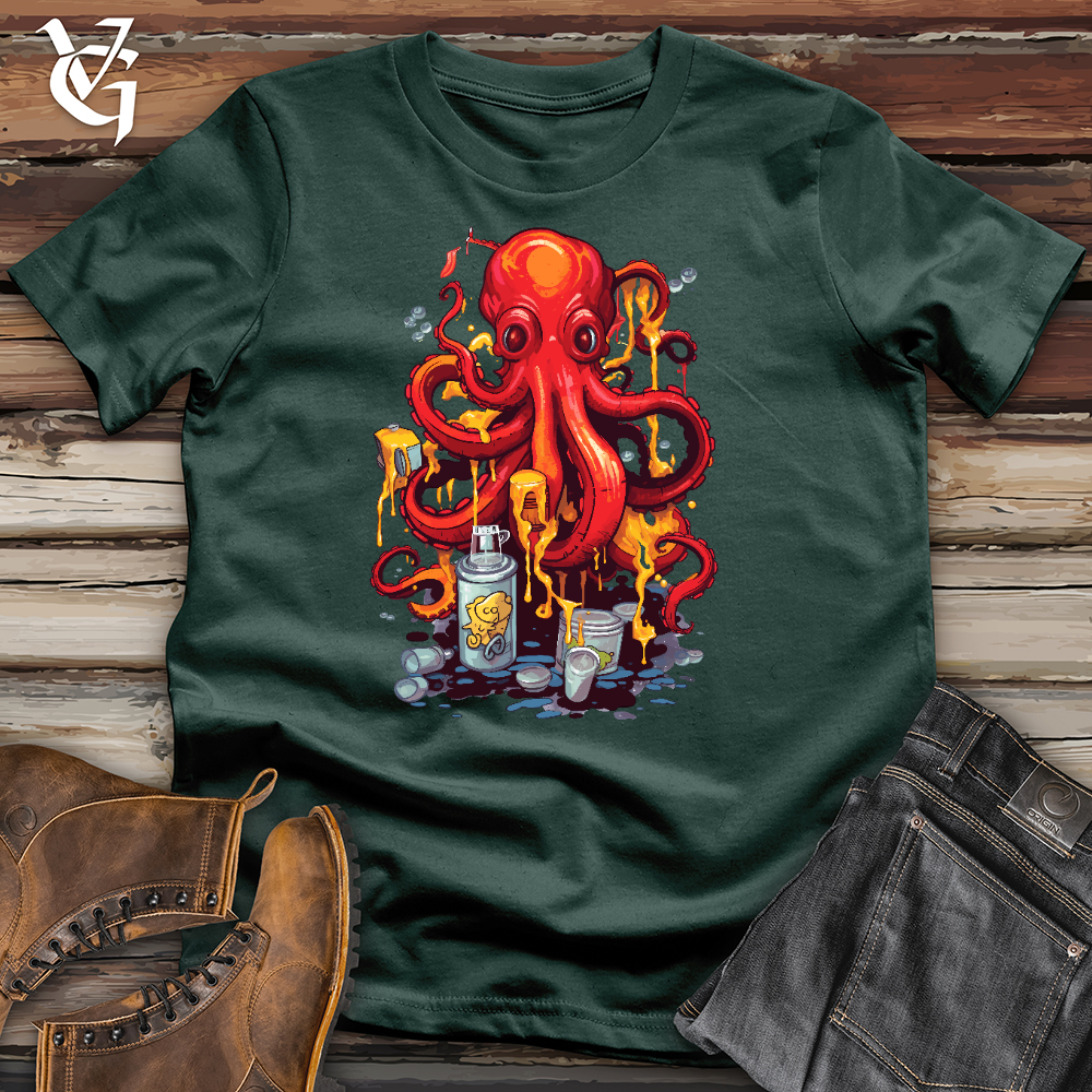 Octopus Graffiti Cotton Tee