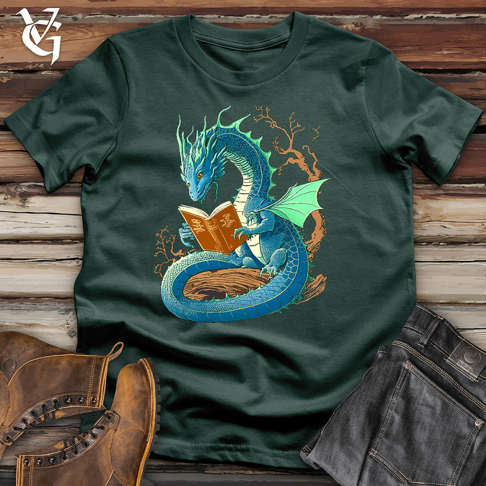 Dragon Book Worm Cotton Tee