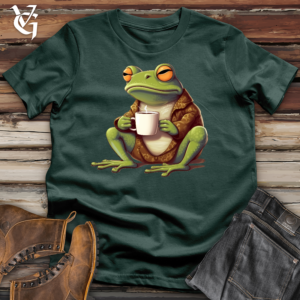 Frog Coffee Addict Cotton Tee