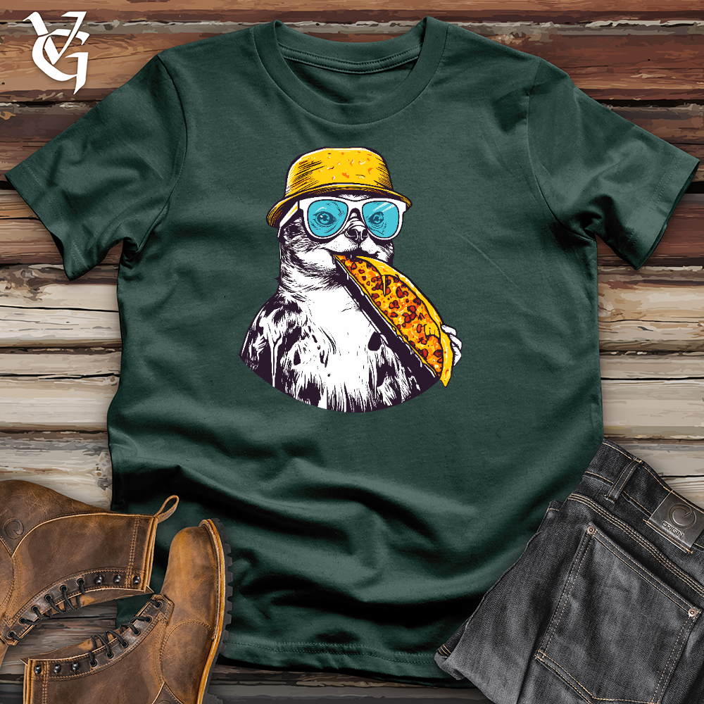 Pizza Chill Penguin Cotton Tee