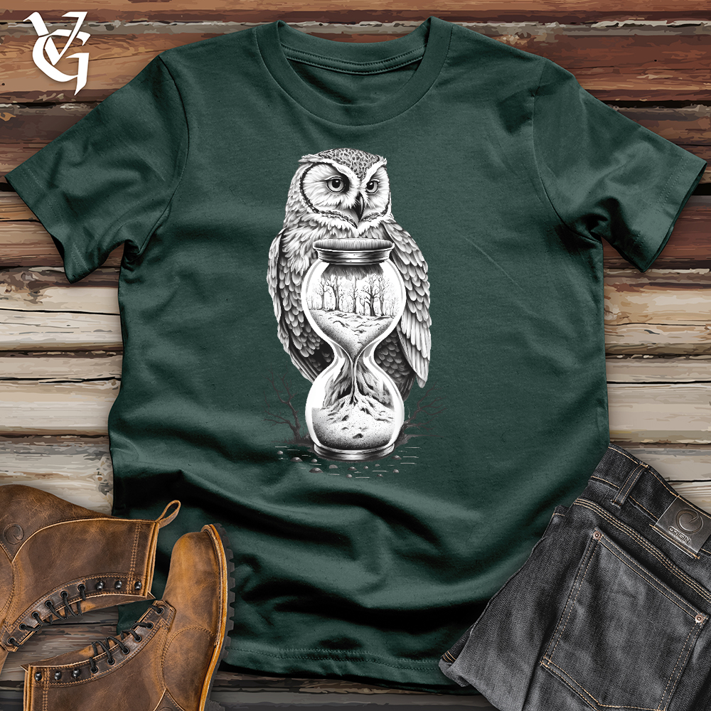 Hourglass Owl Cotton Tee