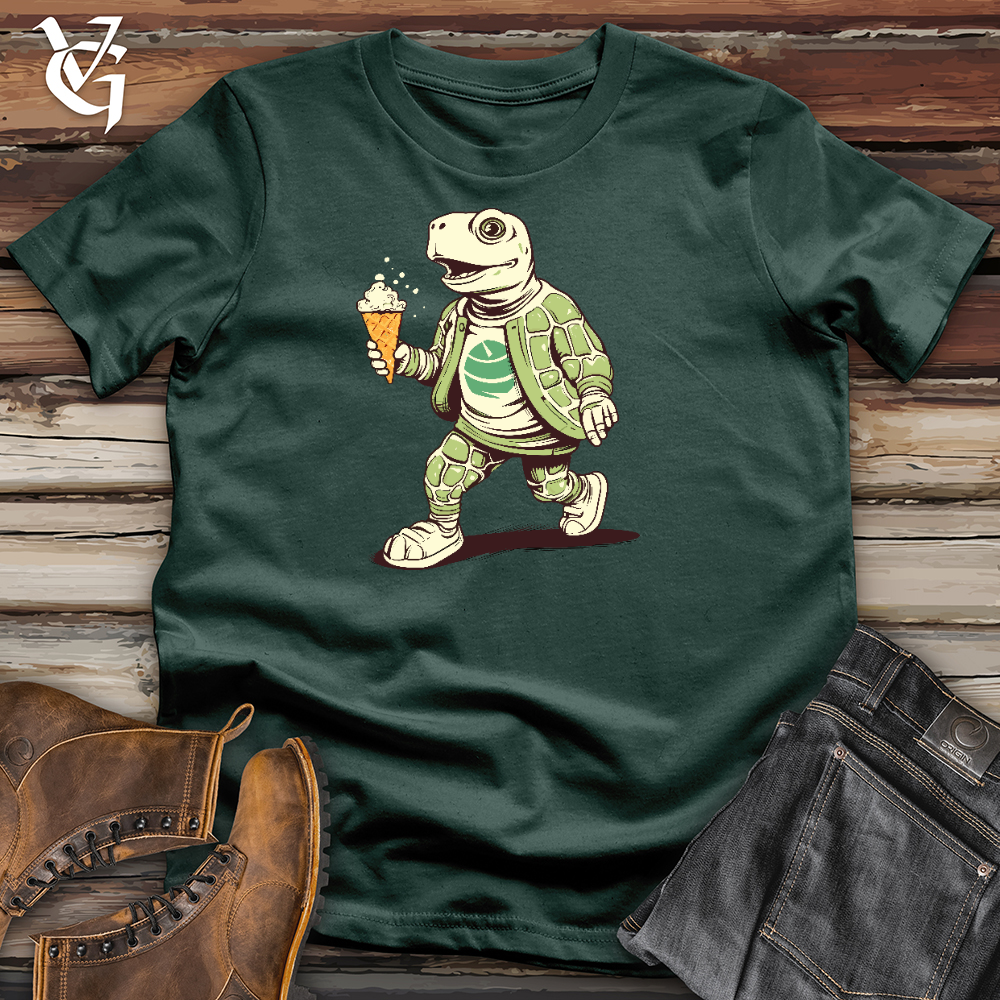 Rolling Turtle Treat Cotton Tee