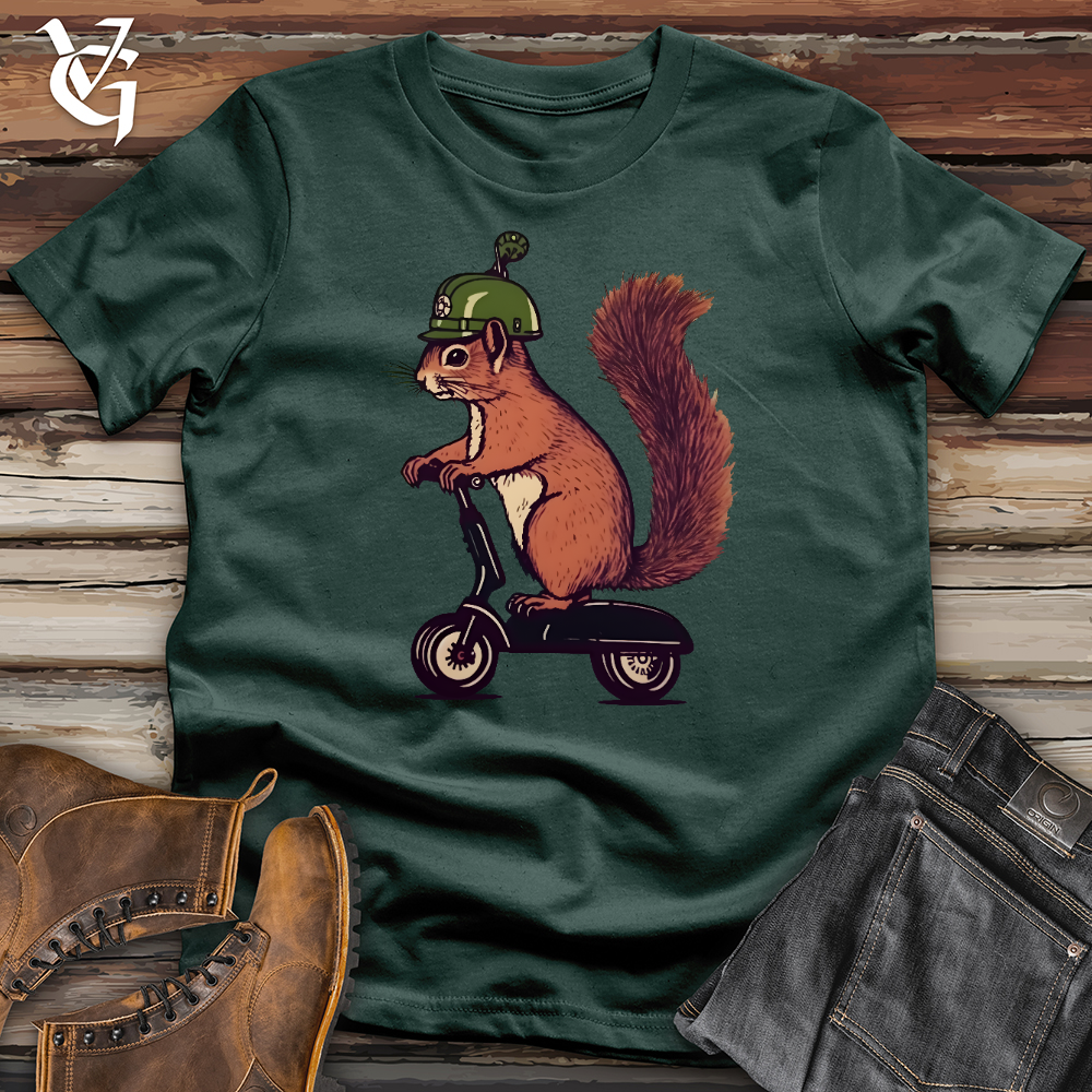 Squirrel Scoot Cotton Tee