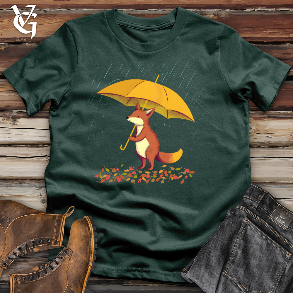 Fox In The Rain Cotton Tee