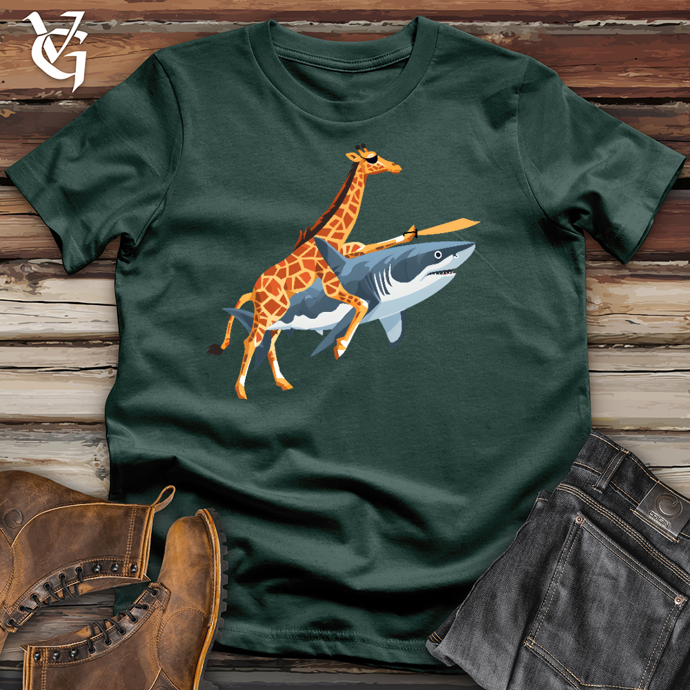 Giraffe Shark Plane Cotton Tee