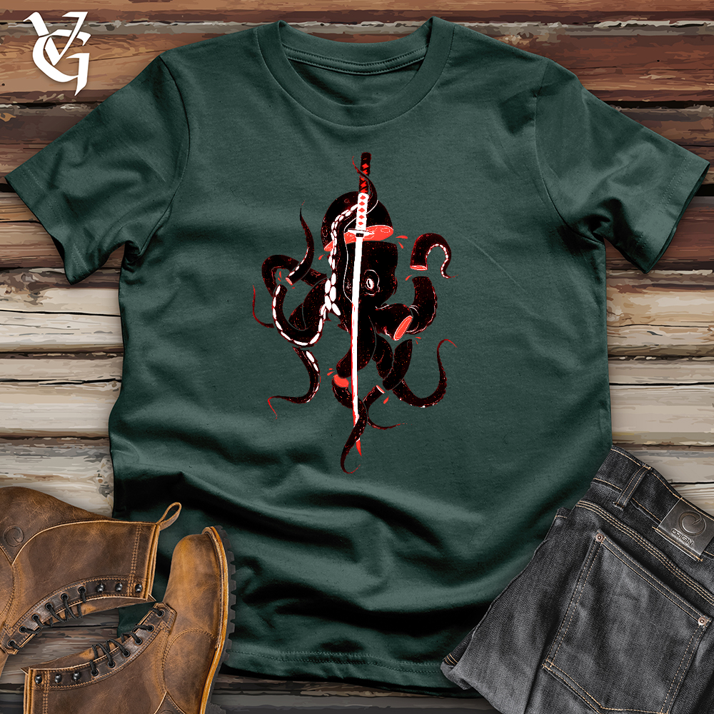Octopus Samurai Cotton Tee