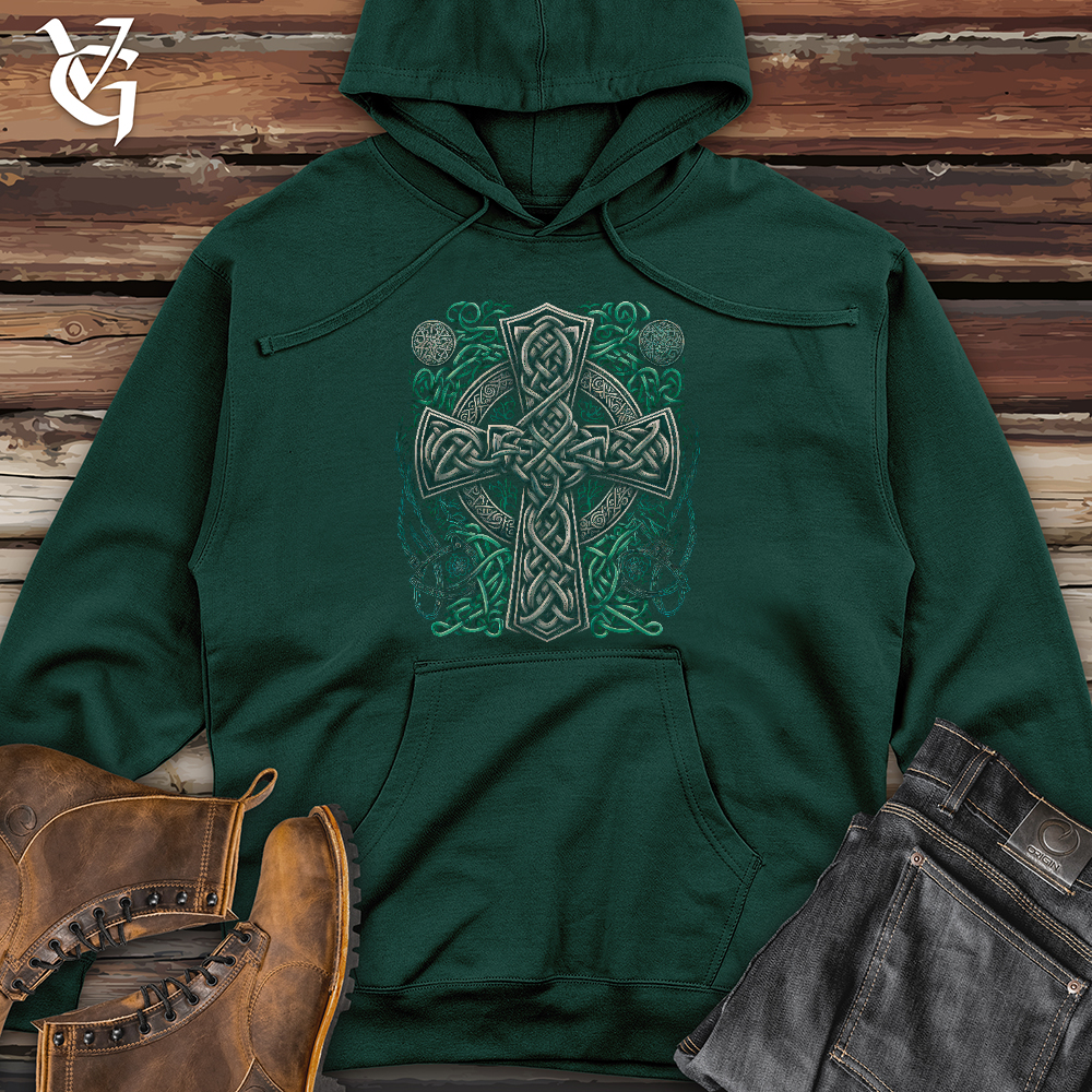 Celtic Crosses Midweight Hooded Sweatshirt