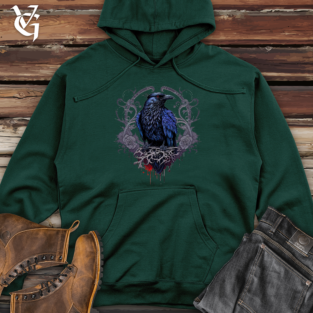 Odins Raven Midweight Hooded Sweatshirt