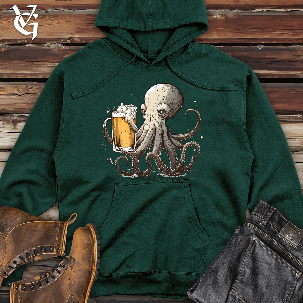 Octopus Happy Hour Midweight Hooded Sweatshirt
