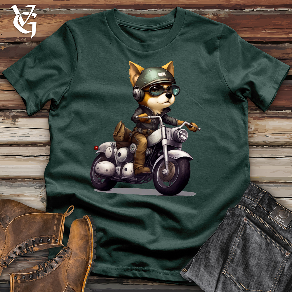 Biker Dog Cotton Tee