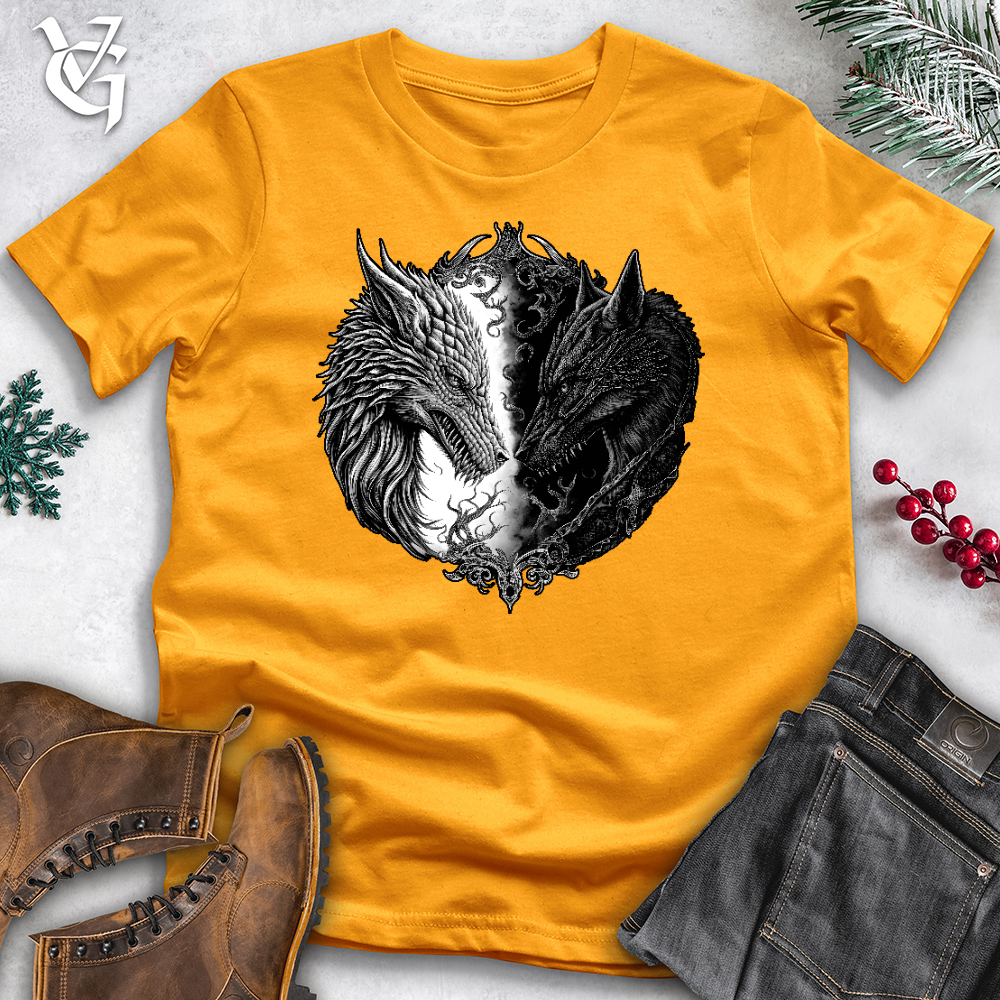 Dragon and Wolf Cotton Tee