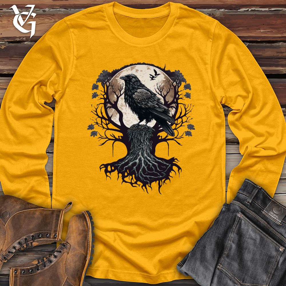 Full Moon Raven Long Sleeve