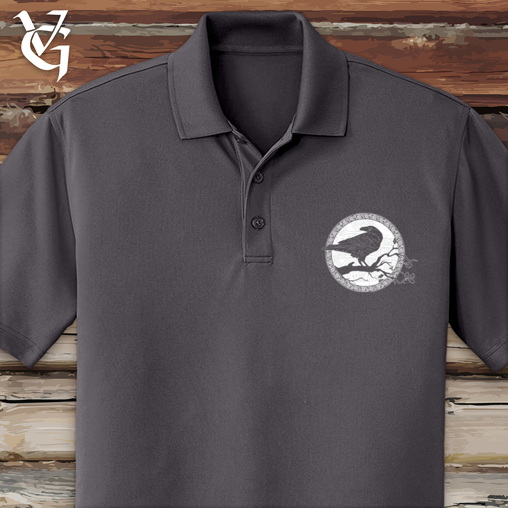 White Winter Raven Polo
