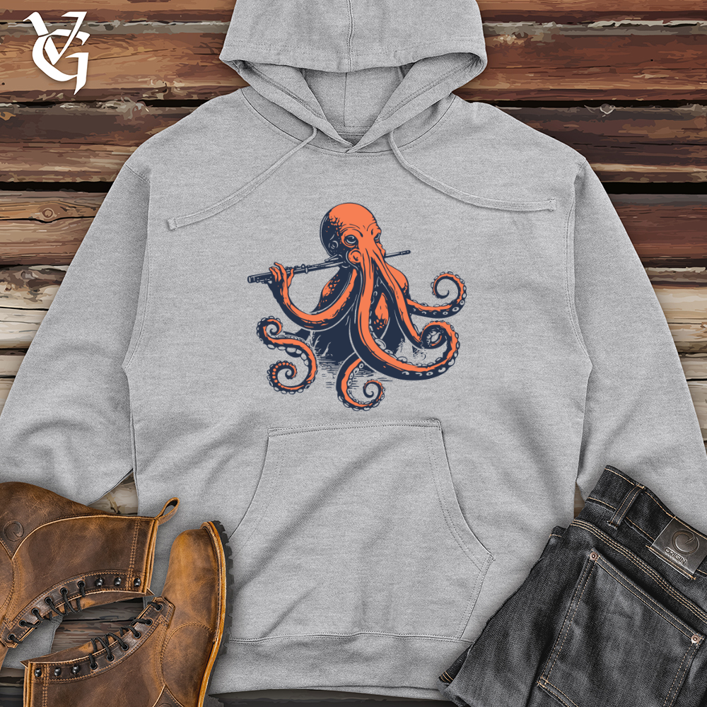 Melodic Tentacles Midweight Hooded Sweatshirt