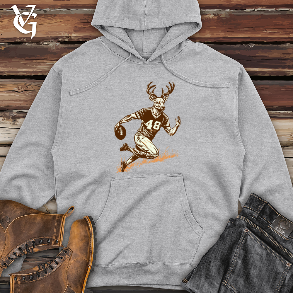 Gridiron Stag Midweight Hooded Sweatshirt