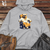 Retro Lounging Bear 01 Midweight Hooded Sweatshirt