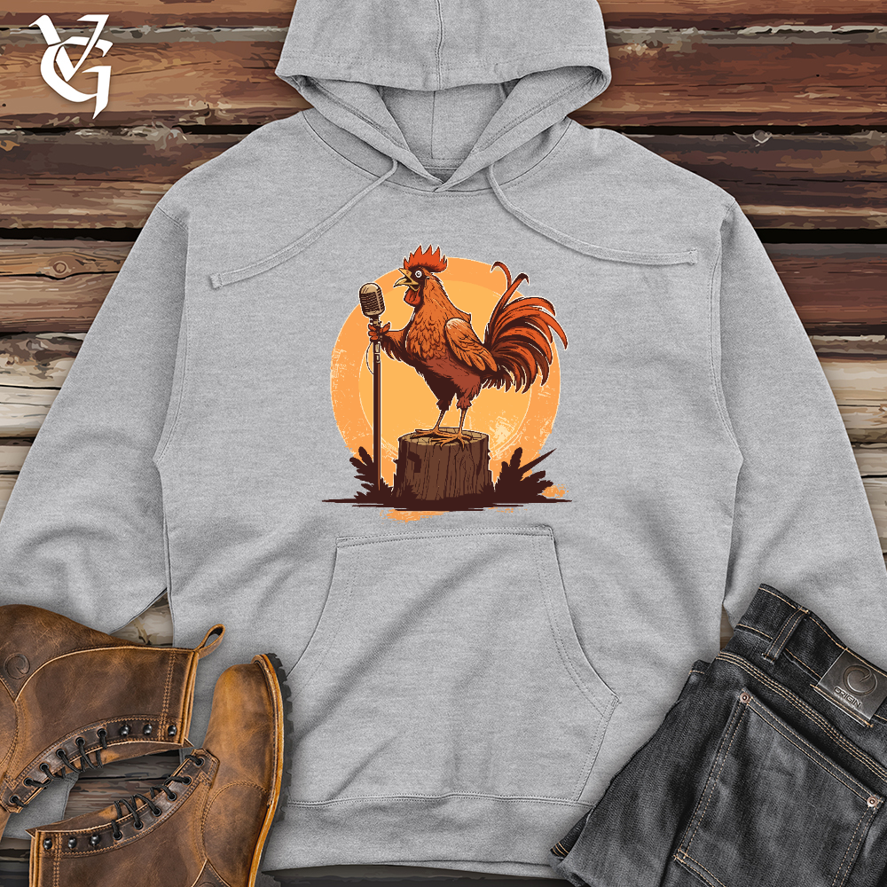 Chicken Rockstar Midweight Hooded Sweatshirt