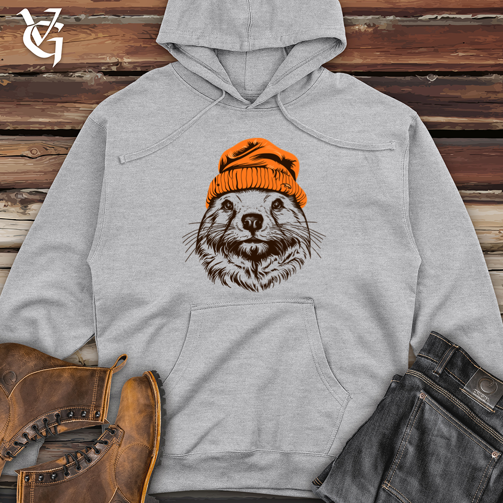 Beaver Timber Cozy Beanie Delight Midweight Hooded Sweatshirt