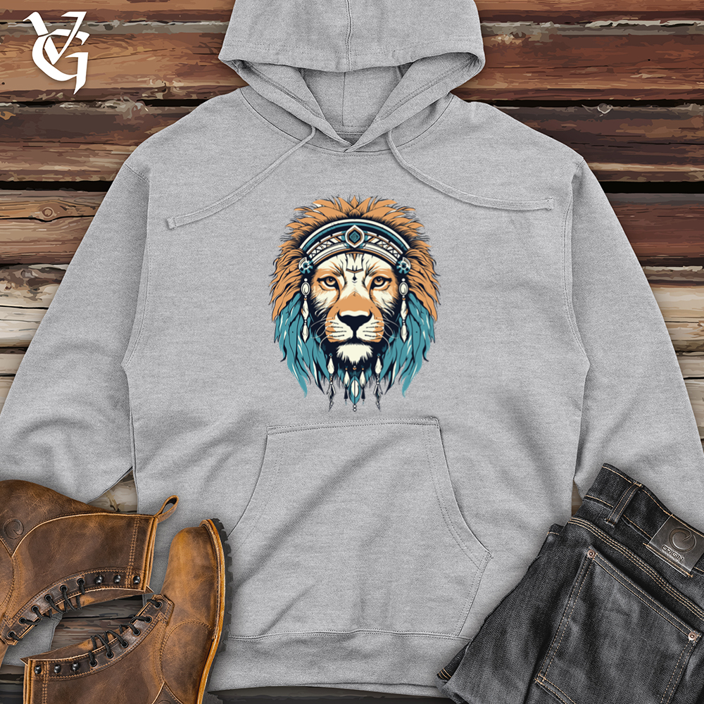 Vintage Eskimo Lion 01 Midweight Hooded Sweatshirt