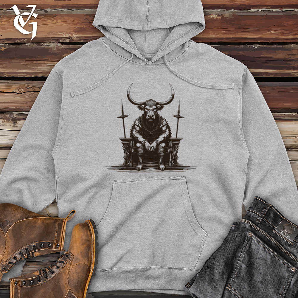 Bull Throne Majesty Midweight Hooded Sweatshirt