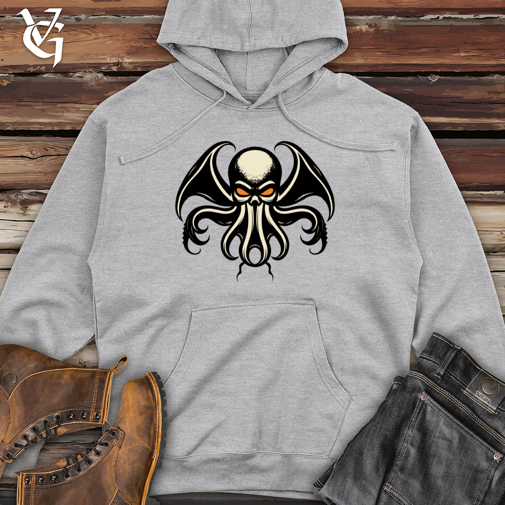 Retro Batctopus Midweight Hooded Sweatshirt