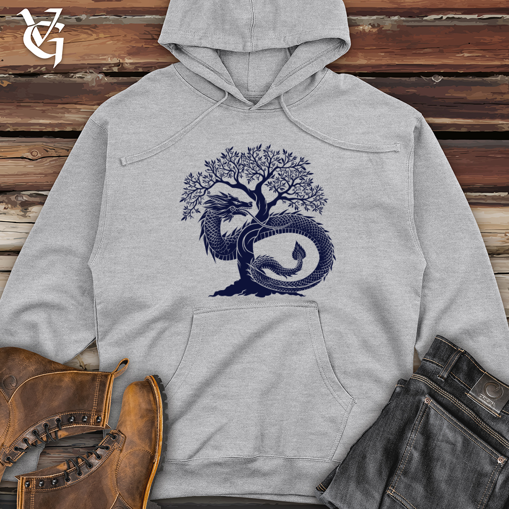 Mythical Dragon Cycle Midweight Hooded Sweatshirt