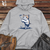 Cat Golfing Midweight Hooded Sweatshirt