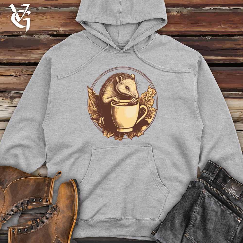 Armadillo Coffee Break Moment Midweight Hooded Sweatshirt