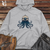 Retro Aqua Tentacles Midweight Hooded Sweatshirt