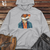 Alligator Bayou Hipster Coastal Chic Midweight Hooded Sweatshirt