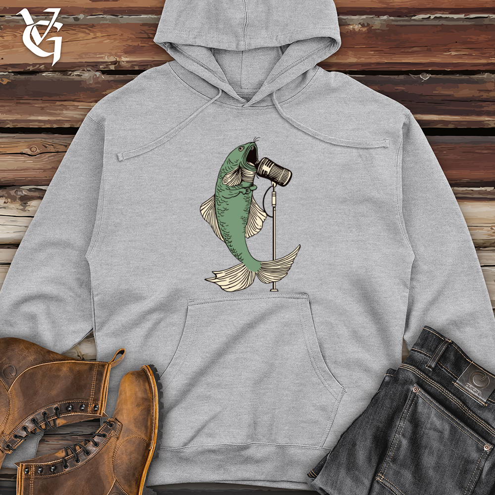 Catfish Karaoke Star Midweight Hooded Sweatshirt