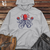 Retro Fruit Juggling Octopus Midweight Hooded Sweatshirt