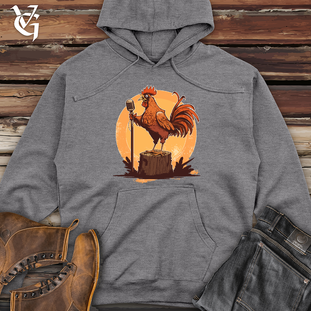 Chicken Rockstar Midweight Hooded Sweatshirt