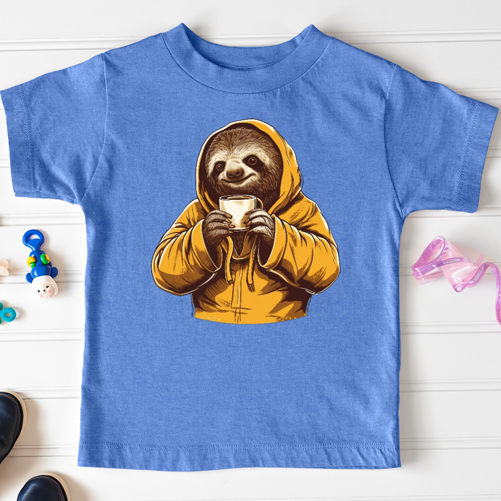 Sloth Coffee Toddler Tee