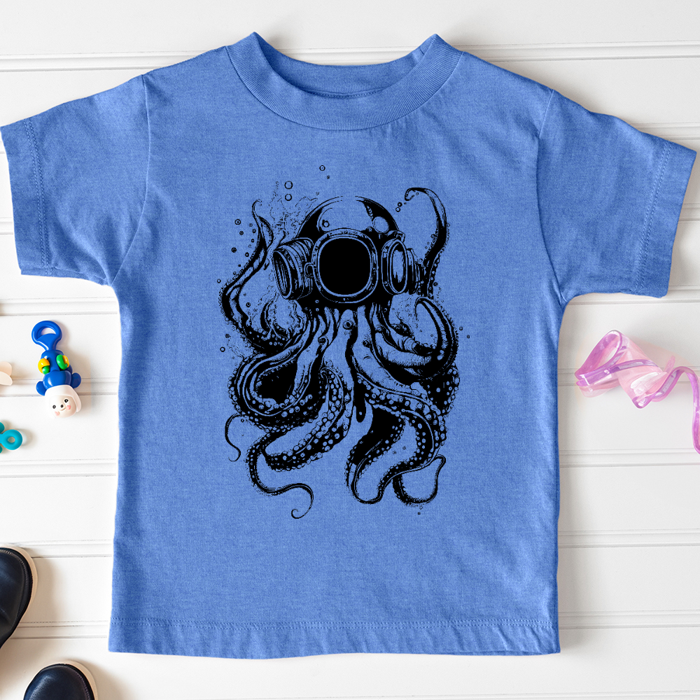 Scuba Octopus Toddler Tee