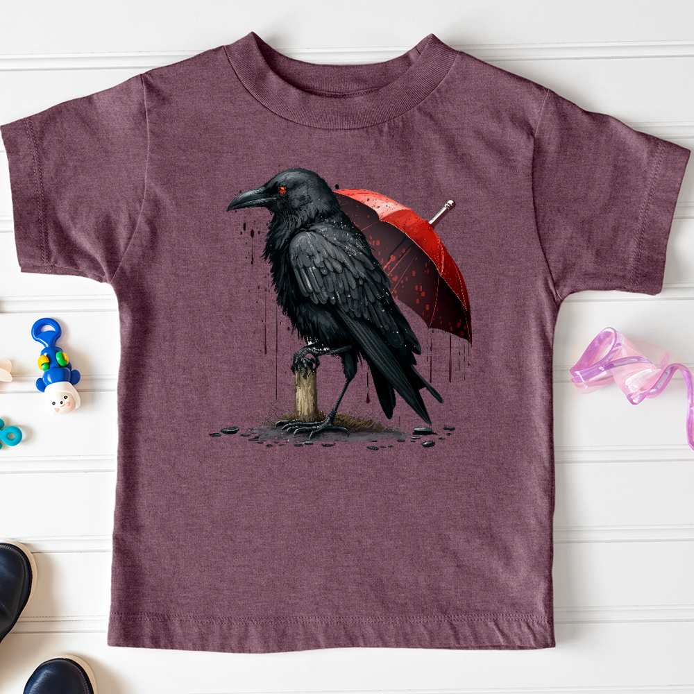 Raven in the Rain Toddler Tee