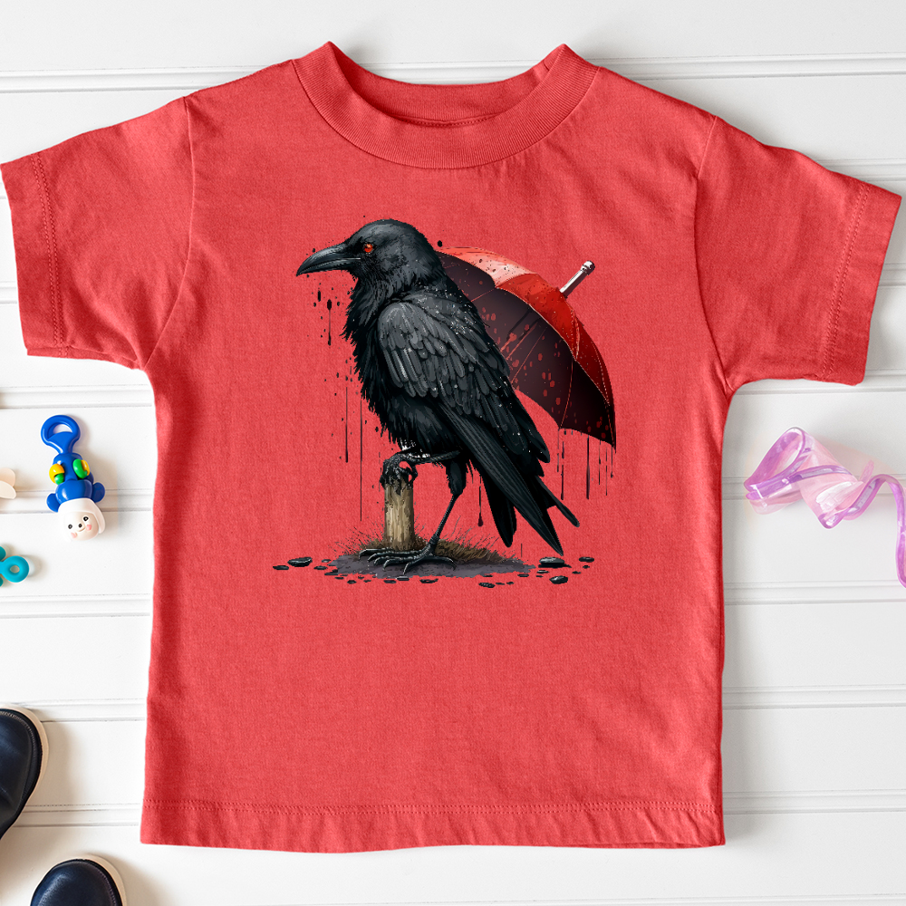 Raven in the Rain Toddler Tee