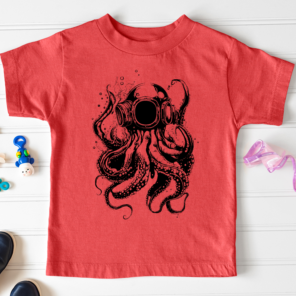 Scuba Octopus Toddler Tee