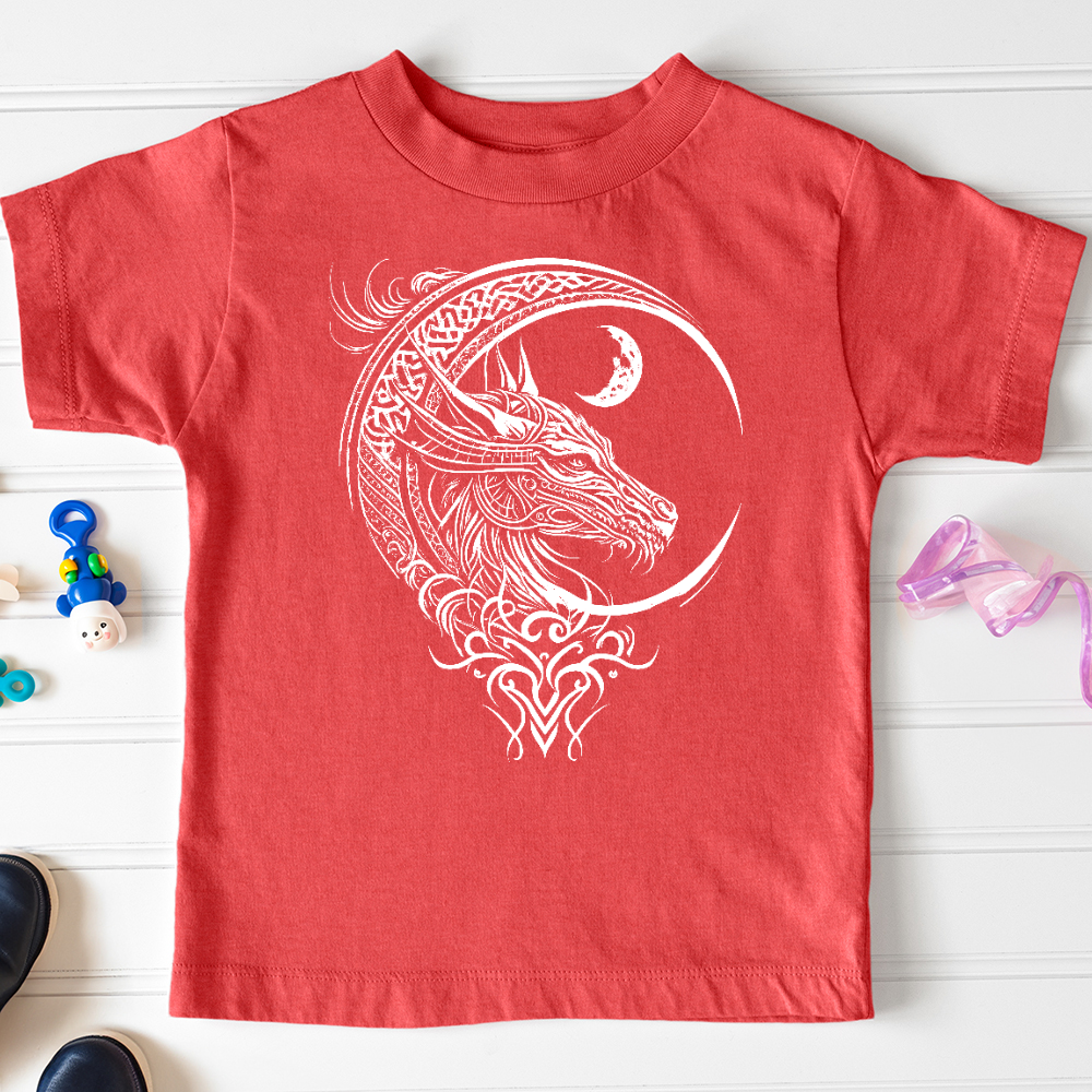 Celtic Dragon and Moon Toddler Tee