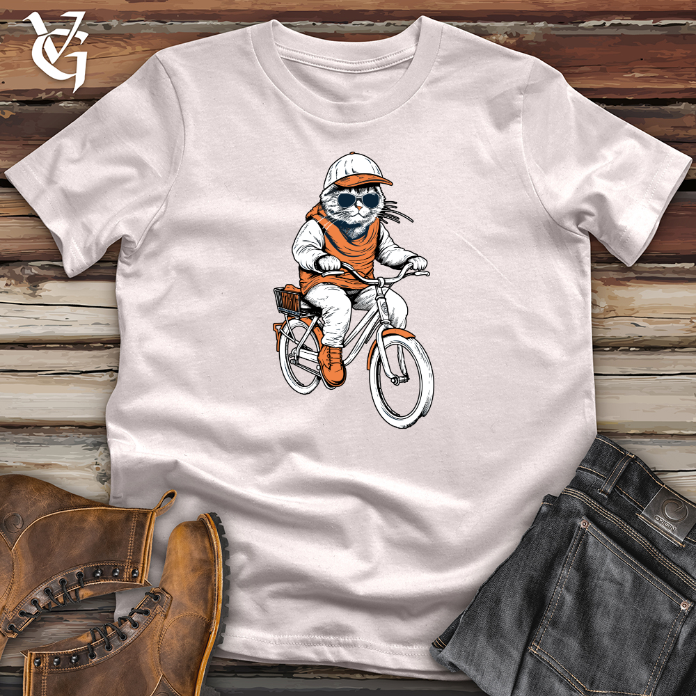 Retro Cycling Cat Softstyle Tee