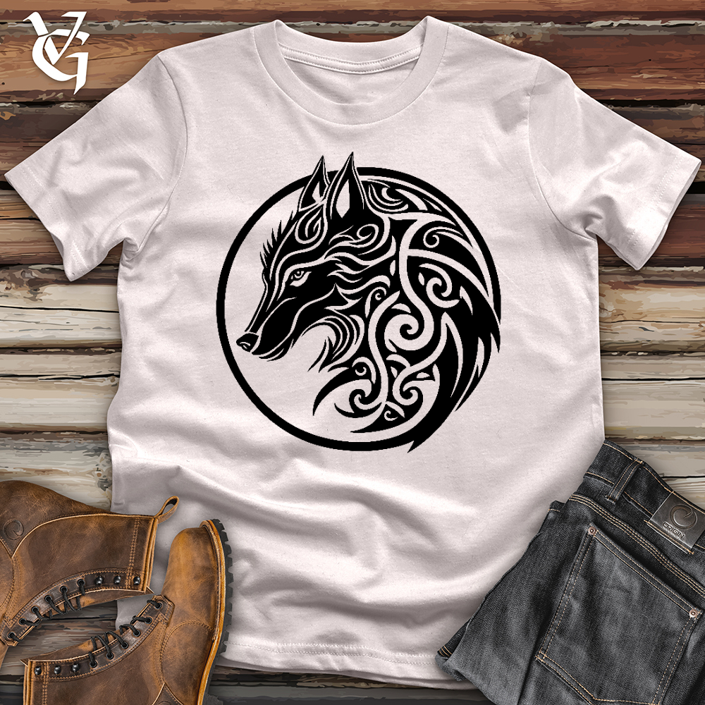 Celtic Wolf Art Softstyle Tee